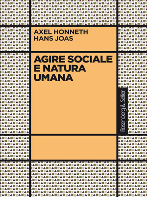 cover image of Agire sociale natura umana